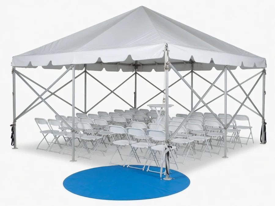 20 x 20 Frame Tent Seats 40 tent rentals option for Tampa, FL