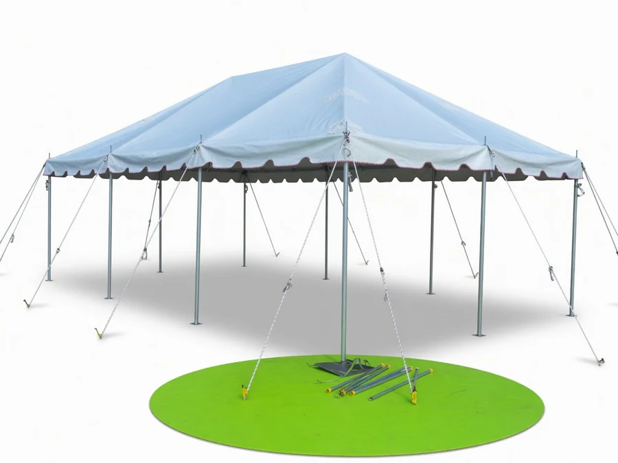20 x 40 High Peak Tent Package tent rentals option for Roanoke, VA