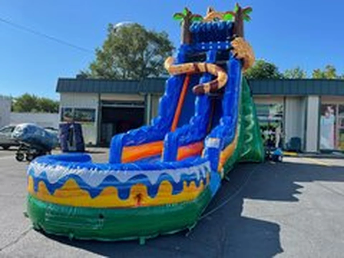 20ft Jaguar Waterslide water slide rentals option for Savannah, GA