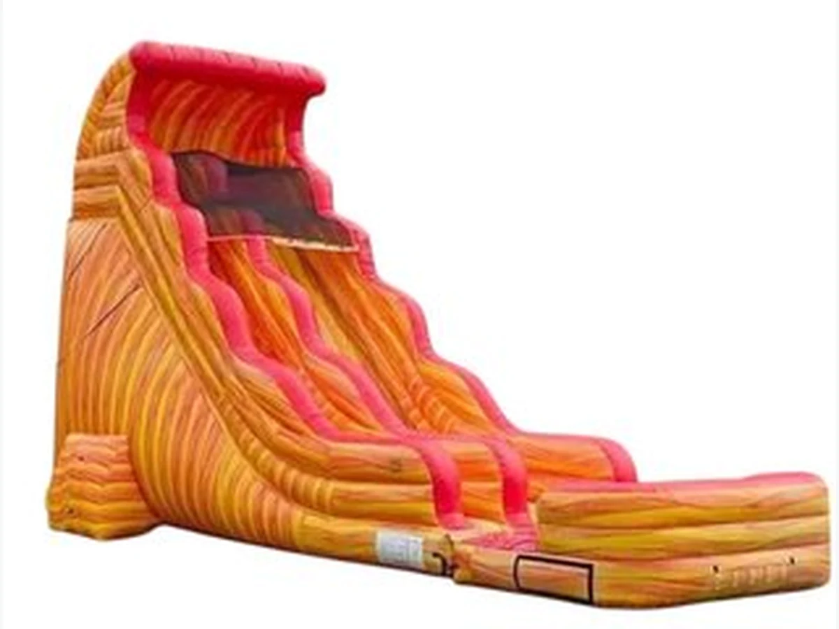 20ft Lava Rush Waterslide water slide rentals option for Waterbury, CT