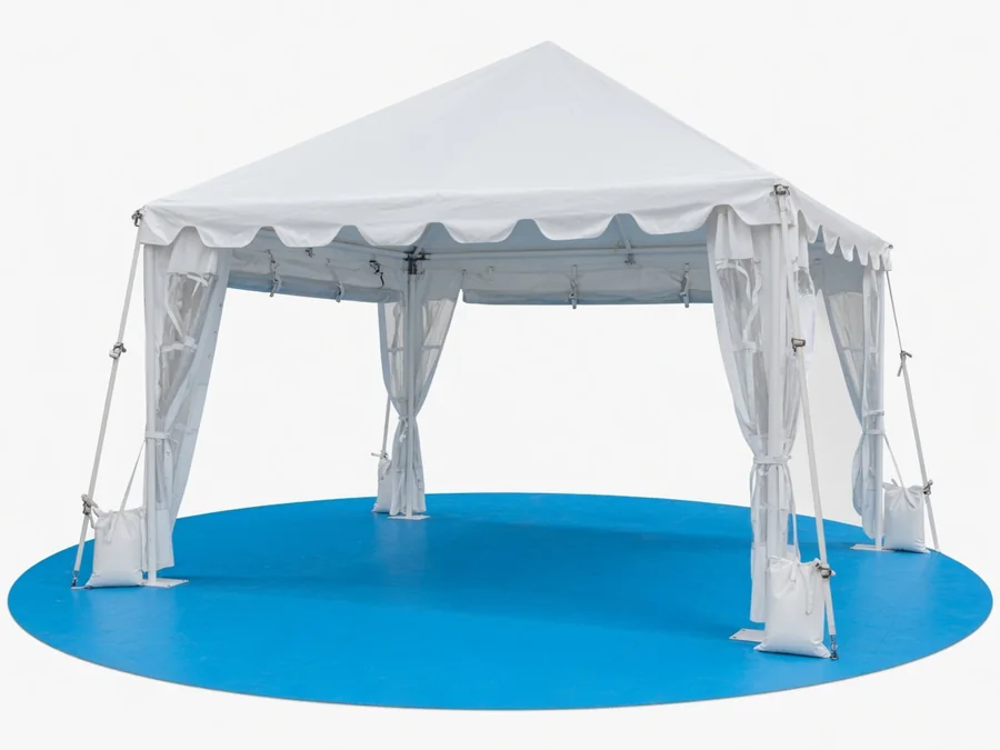 20x30 Premium Pole Party Tent (White) tent rentals option for Brunswick, ME