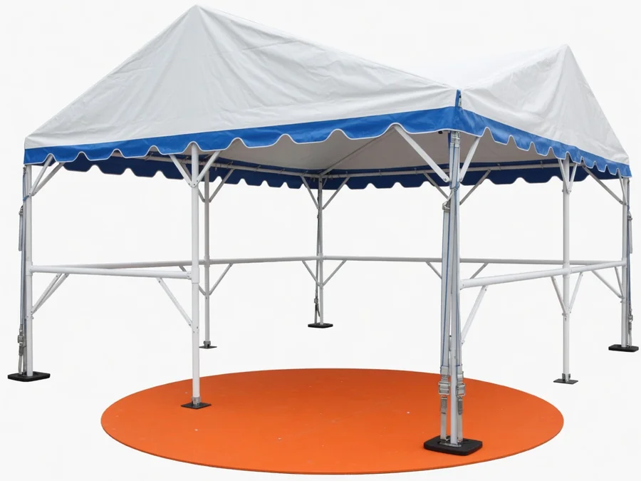 20x40 Pole Tent w/ Sidewalls (White) tent rentals rental option in Brunswick, ME