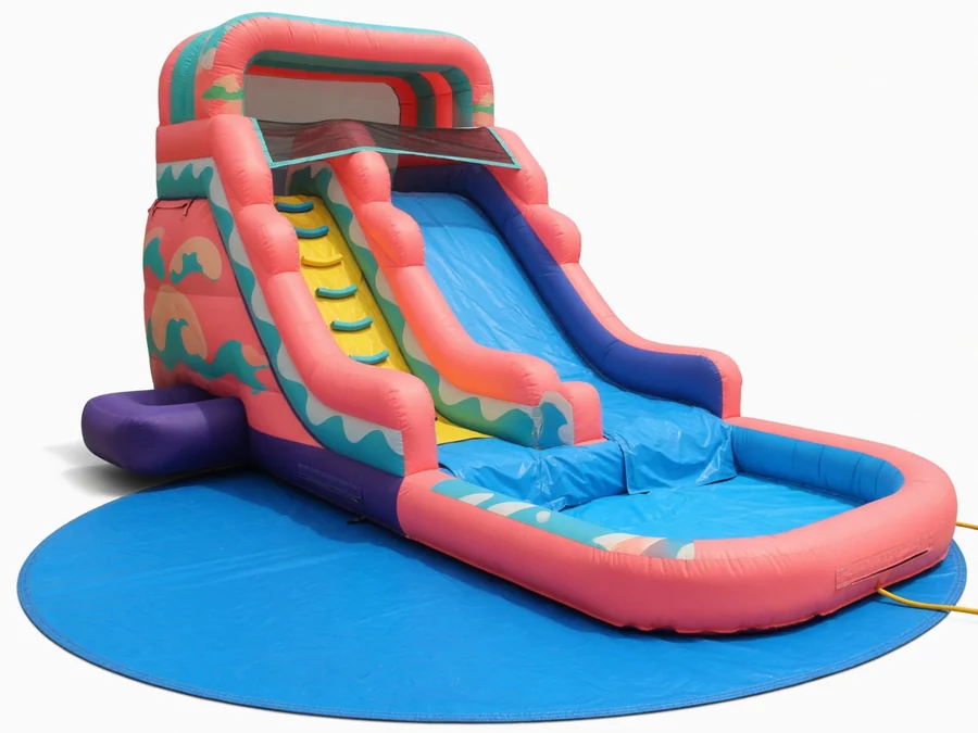 22 FT Las Olas Beach Water Slide With Pool water slide rentals option for Hialeah, FL