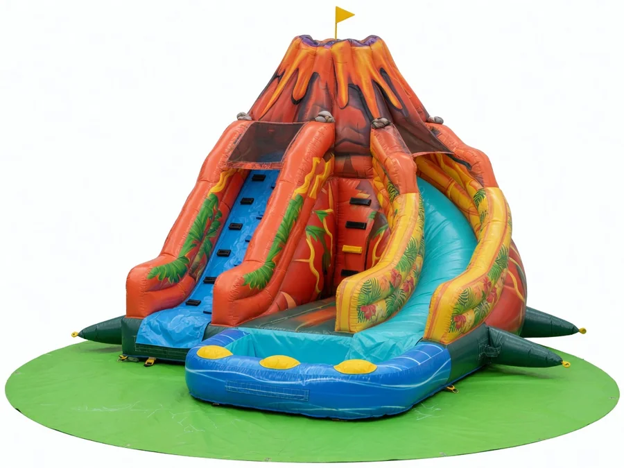 22 FT Tropical Volcano Inflatable Water Slide water slide rentals rental option in Meriden, CT
