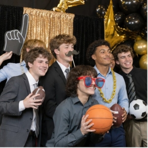 Lancaster sports banquet entertainment hero image showing Party Pros East Coast rentals in Lancaster PA