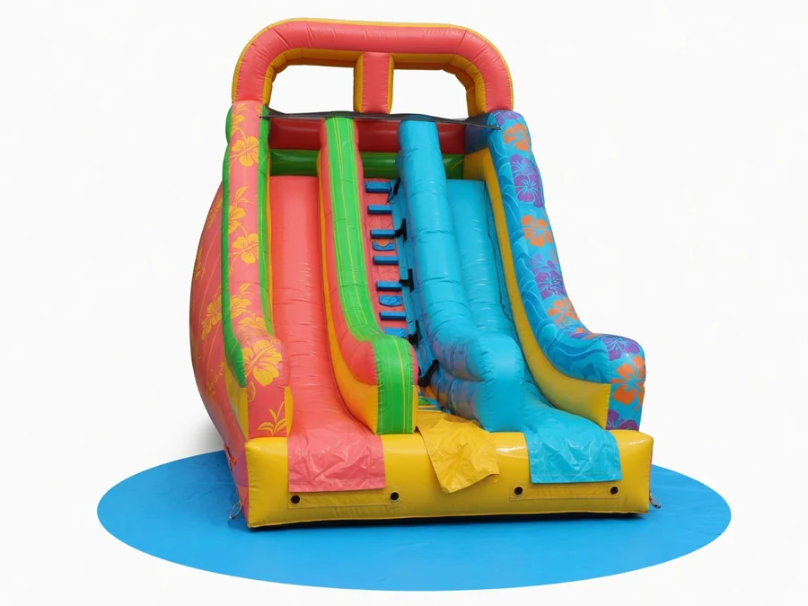 22' Tropical Dual Lane Water Slide water slide rentals option for Warwick, RI
