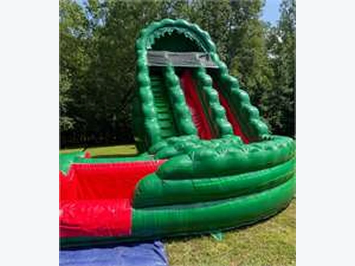22ft 2 Lane Swamp Water Slide Slides water slide rentals option for Richmond, VA