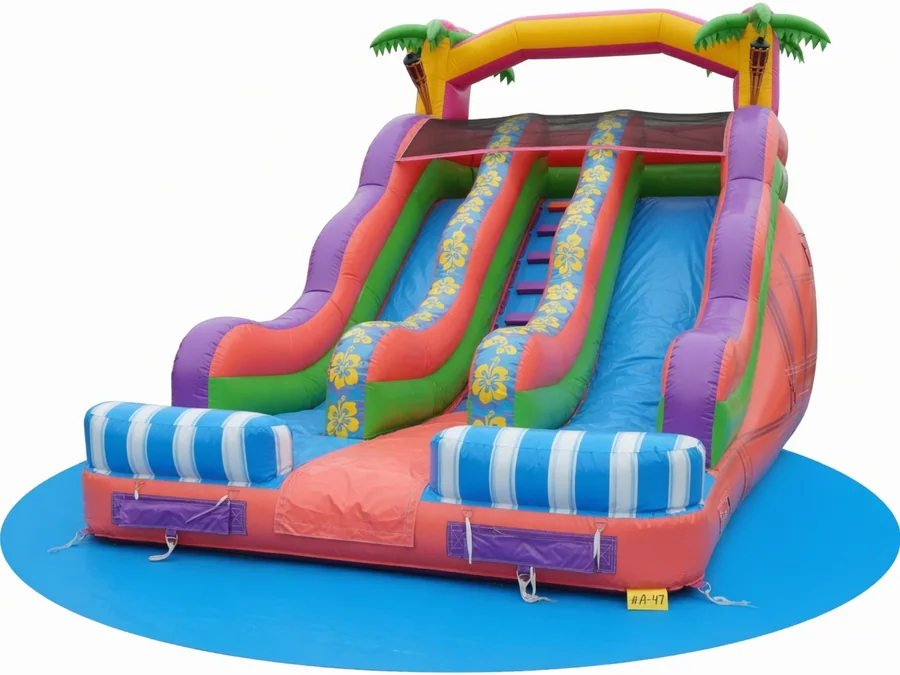22ft Hawaiian Splash Dual Lane Water Slide water slide rentals rental option in North Providence, RI