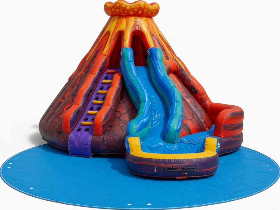 22ft Volcano Waterslide water slide rentals rental option in Westbrook, ME
