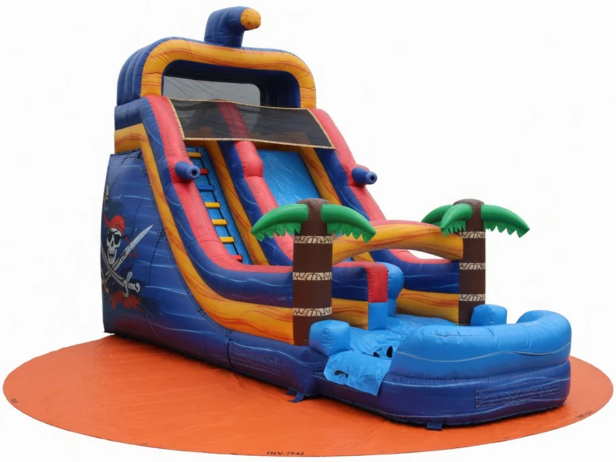 23 FT Pirate Rip and Dip WaterSlide water slide rentals option for Jacksonville, FL