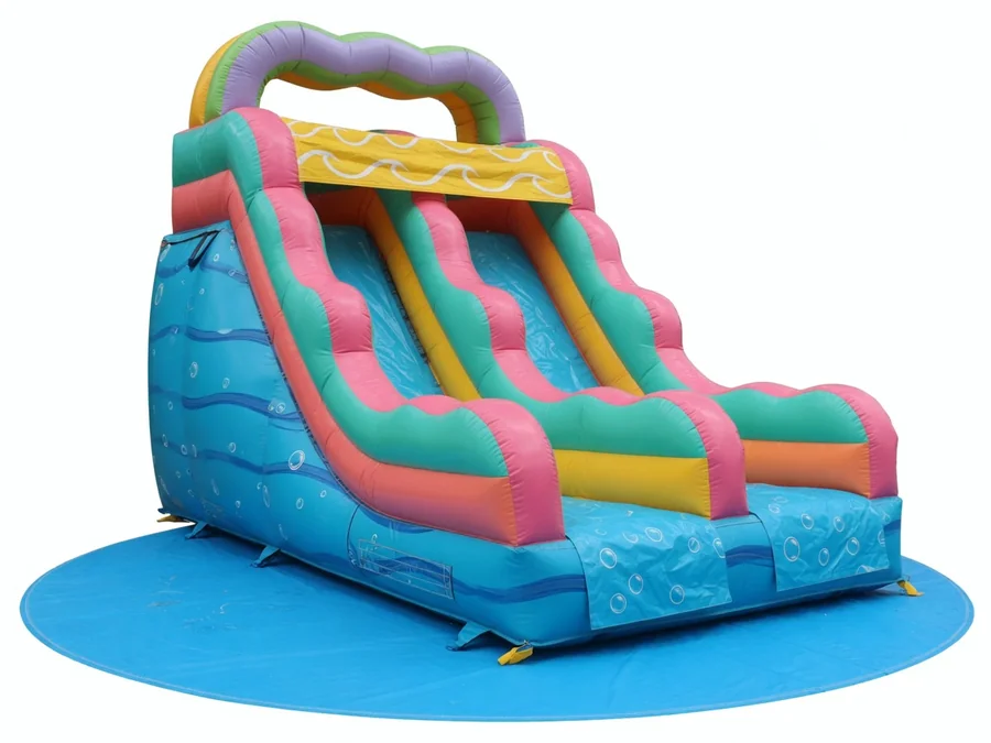 27ft The BIG Miami Wave Double Lane Water Slide XL Pool (Family Friendly) water slide rentals rental option in Miami, FL