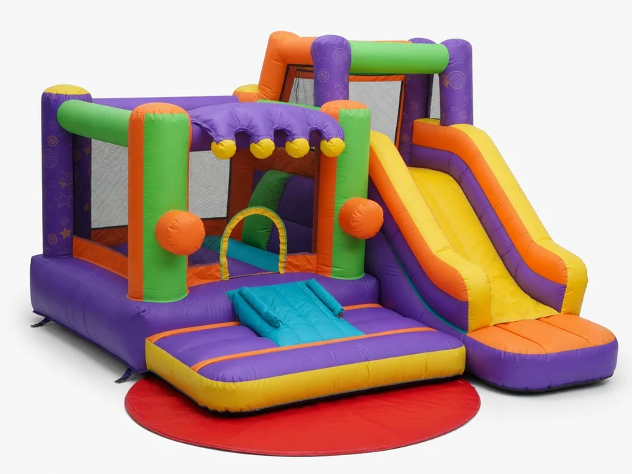 28ft Balloon Bounce House Slide Combo (DRY) bounce house rentals option for Raleigh, NC