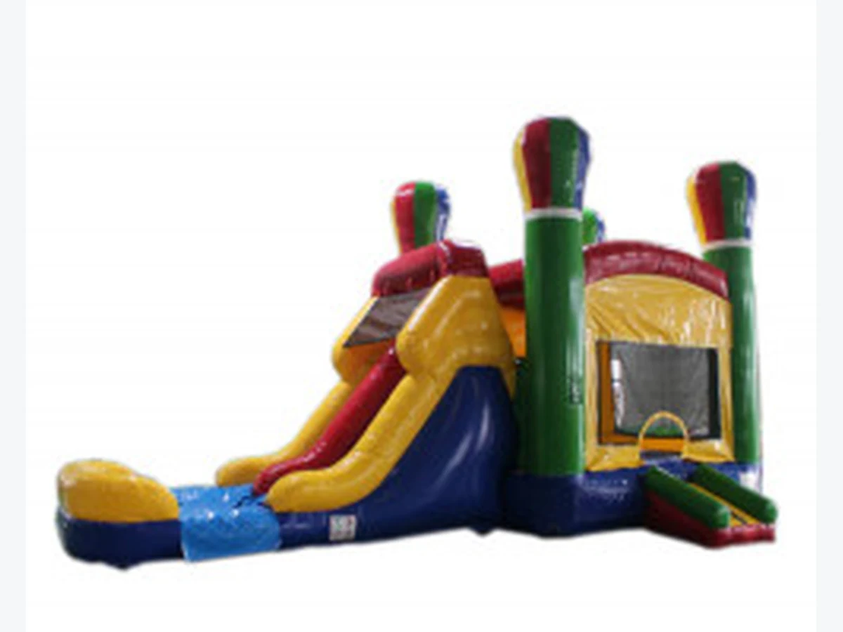 28ft Balloon Bounce House Slide Combo (WET) bounce house rentals option for Raleigh, NC