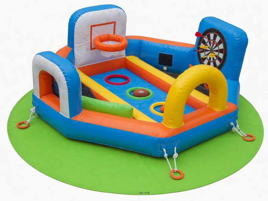 3 in 1 Sports Zone Inflatable Game interactive game rentals option for Hialeah, FL