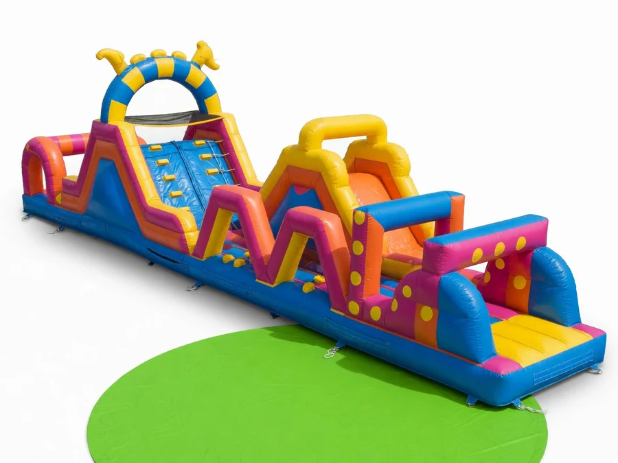 30 FT Inflatable Obstacle Course obstacle course rentals option for Meriden, CT