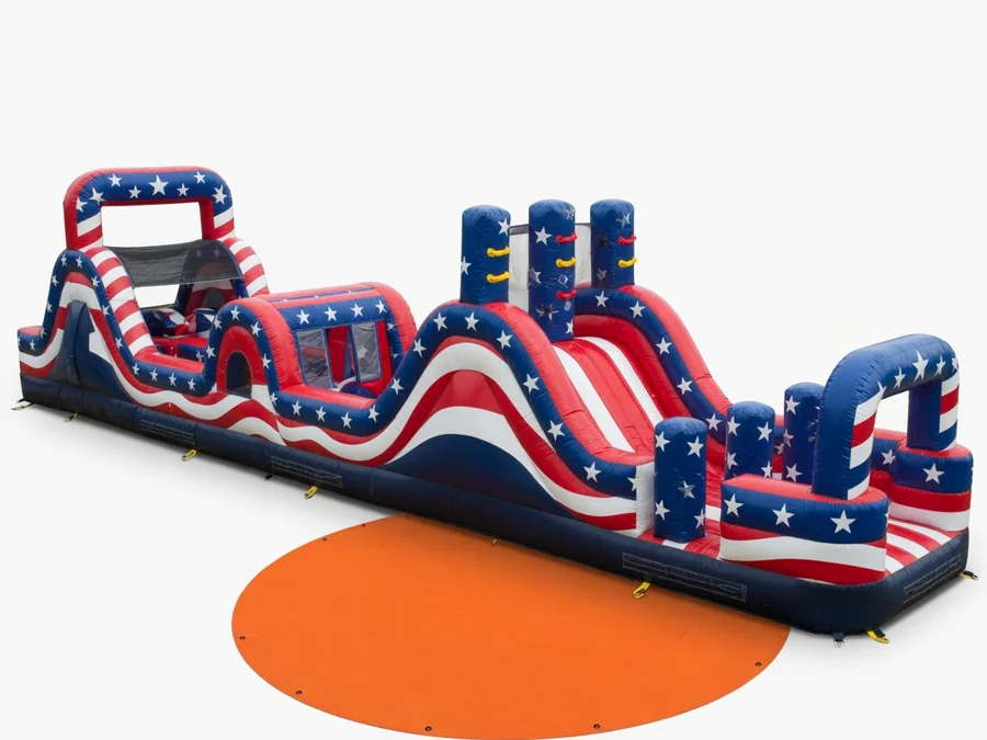 30 Ft Patriot Obstacle Course obstacle course rentals option for Brunswick, ME