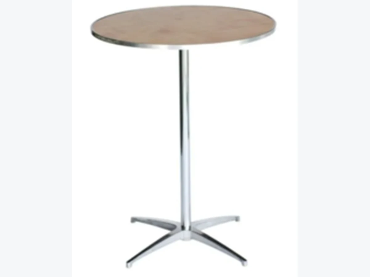 30'' Round High Top Table table and chair rentals option for Fort Lauderdale, FL