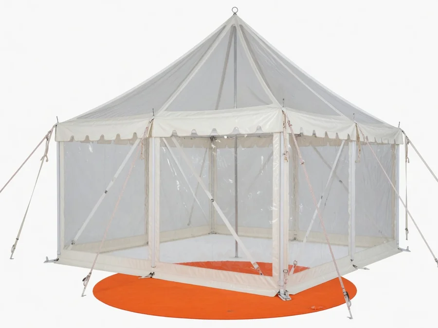30 x 100 Clear Gable Structure Tent tent rentals rental option in Wilmington, NC