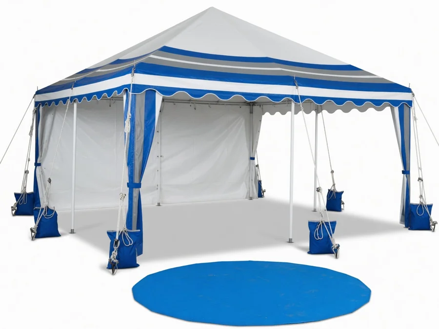 30 x 30 Patriotic High Peak Tent tent rentals rental option in Meriden, CT