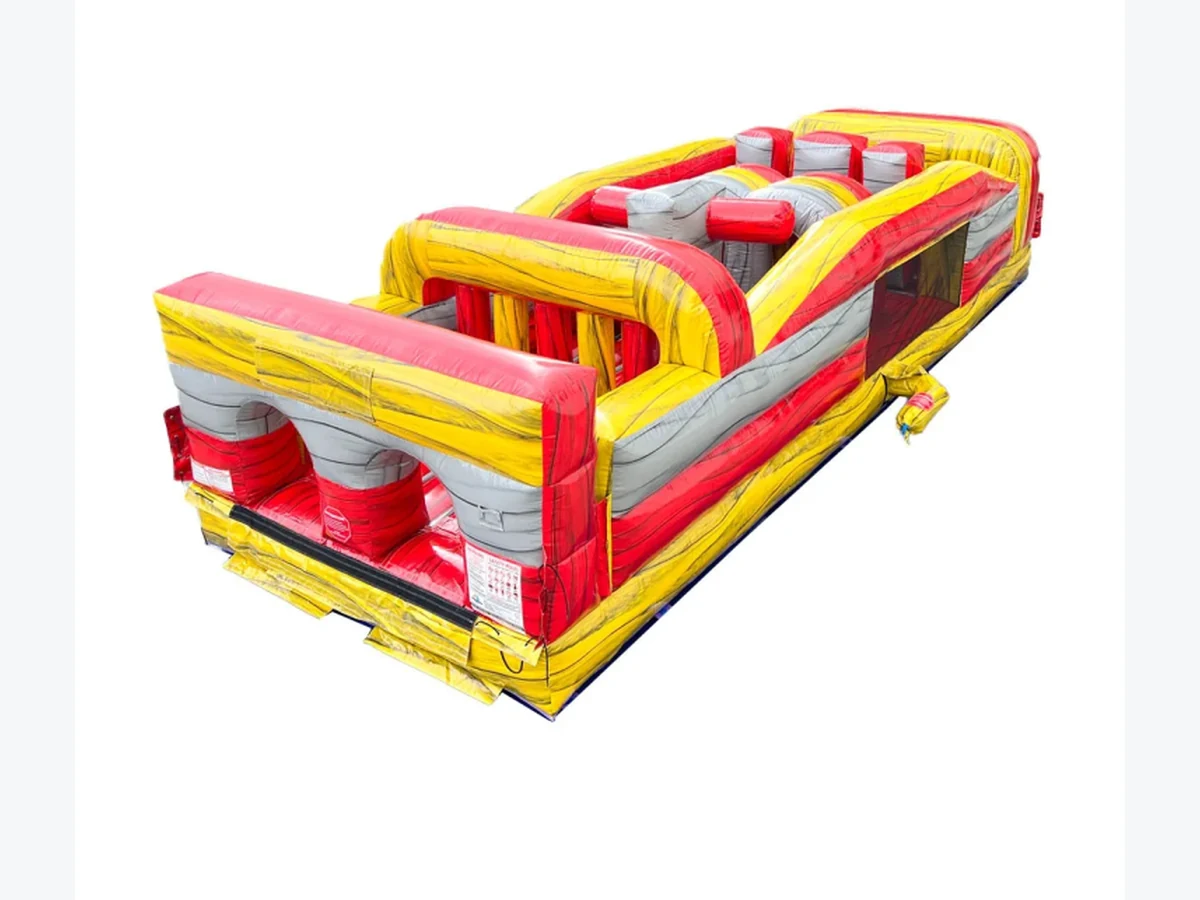 30FT 7-Element Red Marble Obstacle Course obstacle course rentals option for Bridgeport, CT