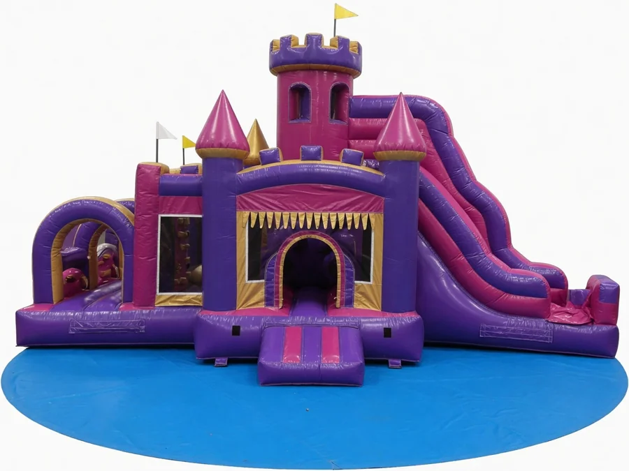 30Ft Royal Castle Obstacle Course (DRY) obstacle course rentals option for High Point, NC