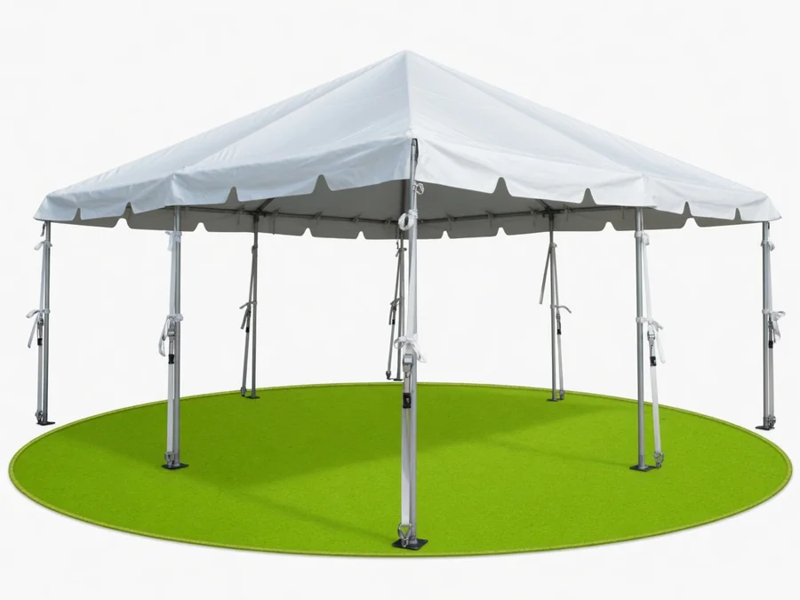 30x60 White Top West Coast Frame Tent tent rentals option for Arlington, VA