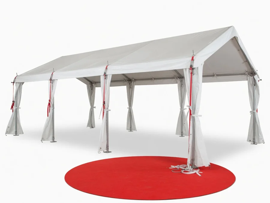 30x90 Frame tent Seats 270 tent rentals rental option in Tampa, FL