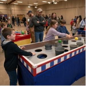 Lancaster indoor party rentals hero image showing Party Pros East Coast rentals in Lancaster PA