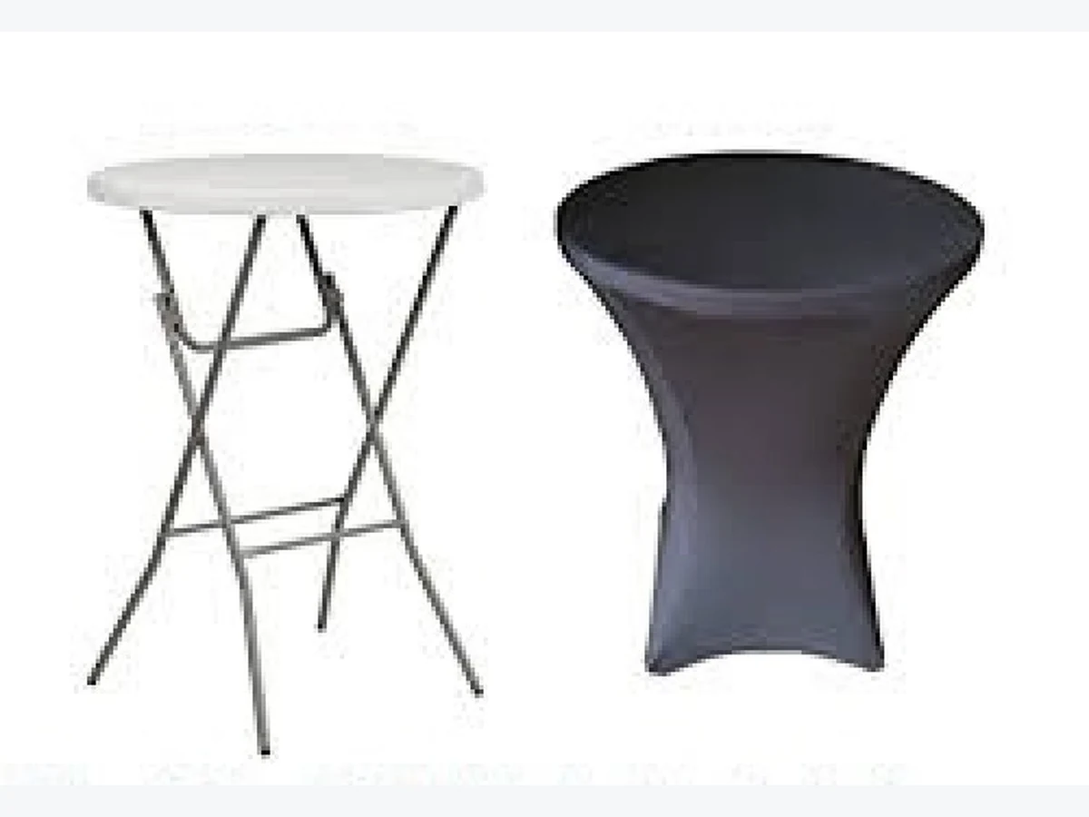 32" Cocktail Bistro Tables table and chair rentals option for Jacksonville, FL