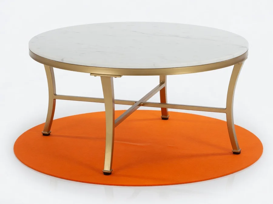 36" Round Low Cocktail Table table and chair rentals option for Bangor, ME