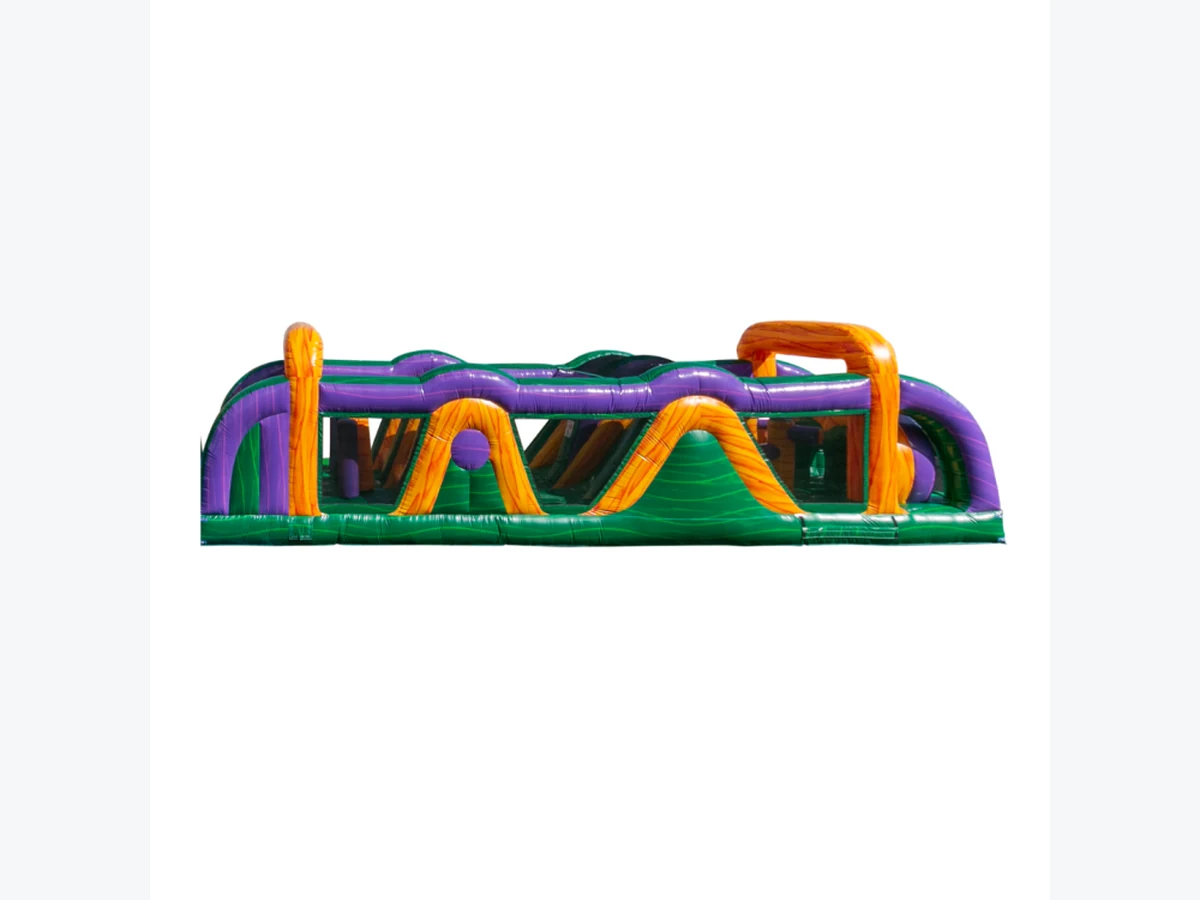 38' Mardi Gras Obstacle Course obstacle course rentals option for Charleston, SC