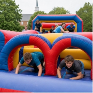 Lancaster youth group event rentals hero image showing Party Pros East Coast rentals in Lancaster PA
