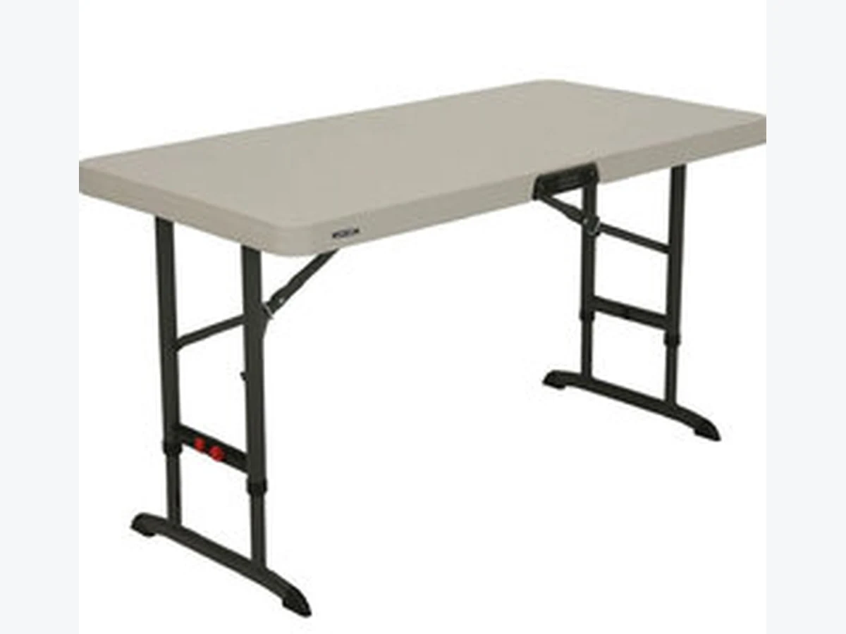 4 Foot Commercial Adjustable Folding Table table and chair rentals option for Cape Coral, FL