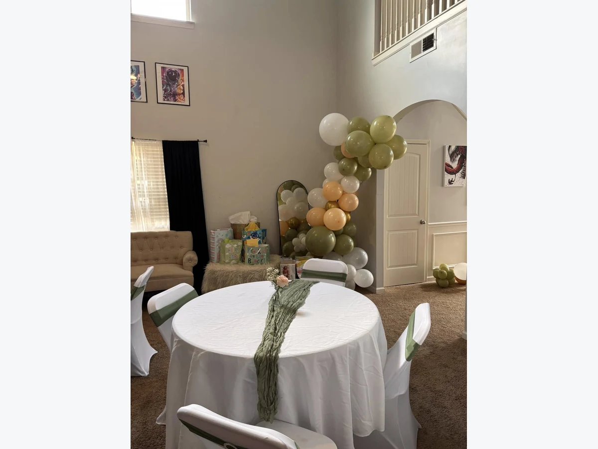 4-Foot Round Table table and chair rentals option for Augusta, GA