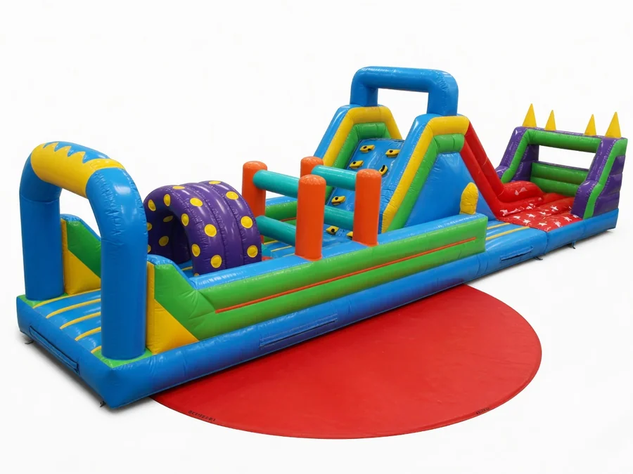 40 FT Extreme Inflatable Obstacle Course obstacle course rentals option for Meriden, CT