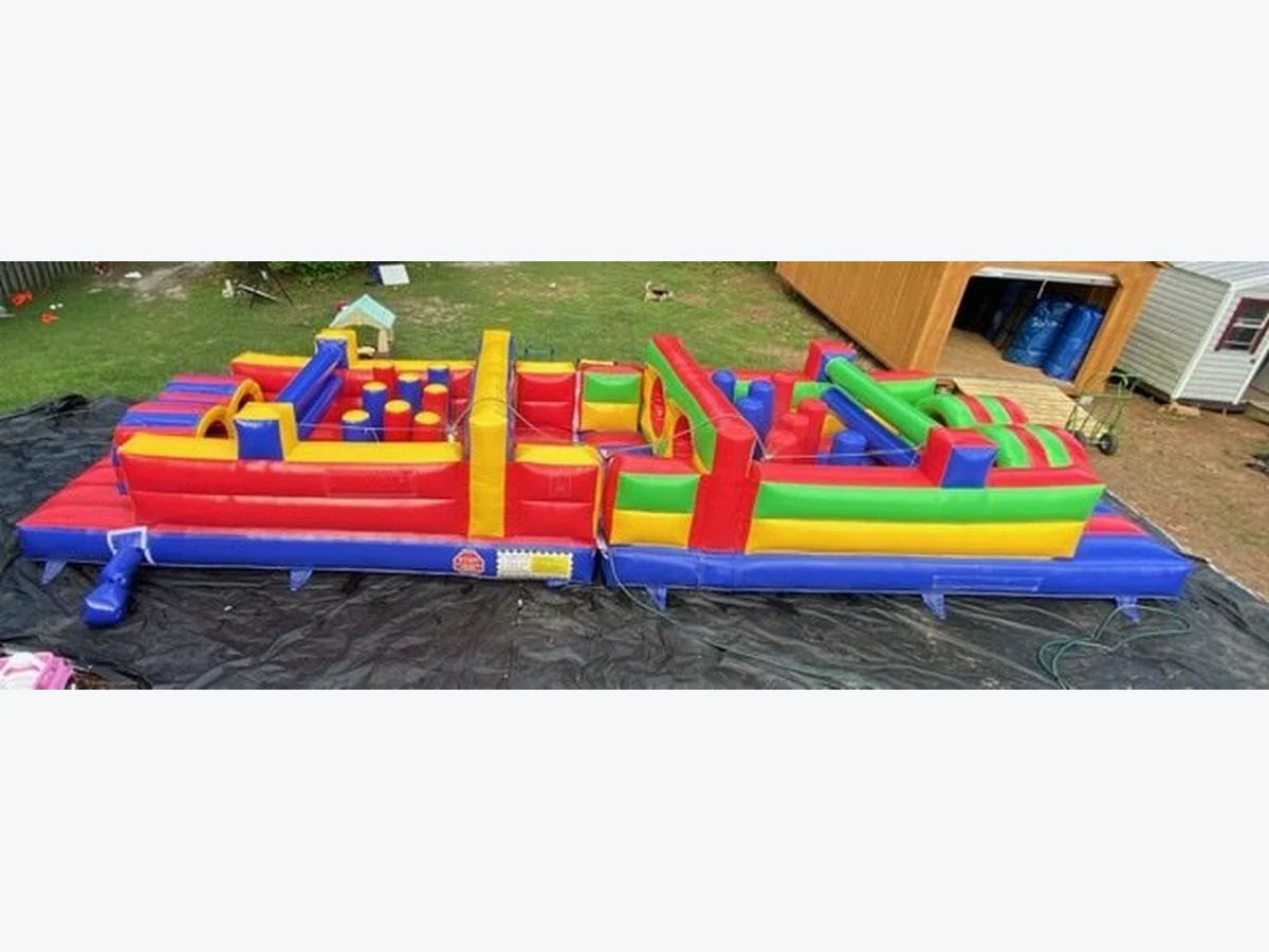 40' Obstacle Course (Dry) obstacle course rentals option for Fayetteville, NC