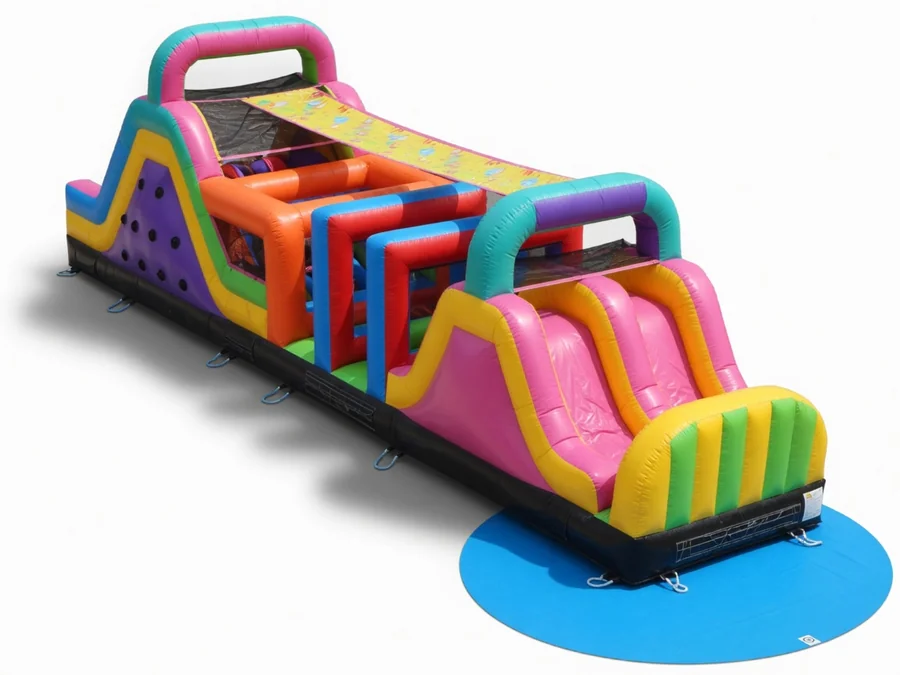 40ft Boomin Fun Run Obstacle Course Dry Only obstacle course rentals option for Hilton Head Island, SC