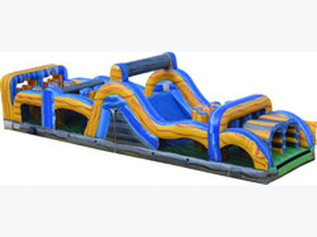 40ft Marble Obstacle Course Dry obstacle course rentals option for Savannah, GA