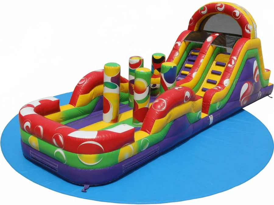 40ft Mega Marble Obstacle Course obstacle course rentals option for Charleston, SC