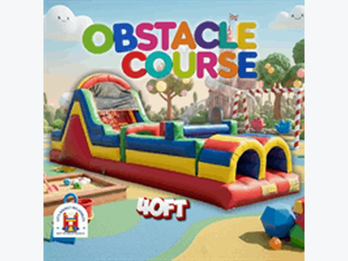 40ft Obstacle Course (Wet/Dry) Obstacle Courses obstacle course rentals option for Charlottesville, VA