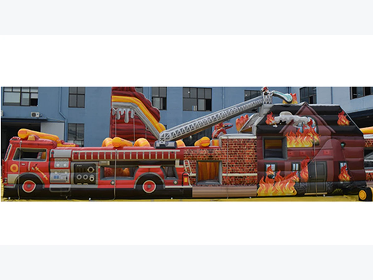 45ft Fire Truck Obstacle obstacle course rentals option for Norwalk, CT