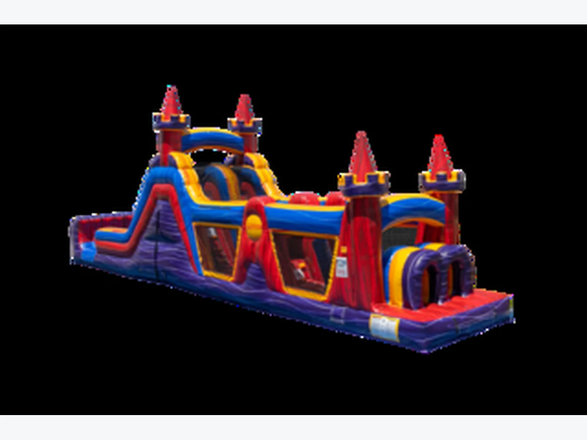 47' Castle Mania Obstacle Course obstacle course rentals option for Charlotte, NC