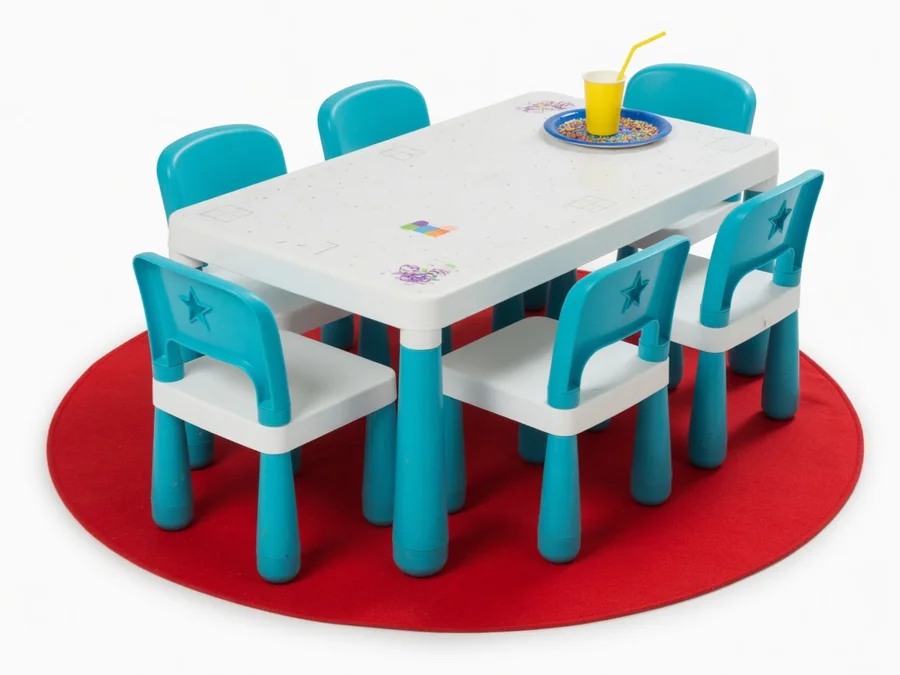 4ft Long Table (Kids Table) Seats 6 Kids table and chair rentals option for Hialeah, FL