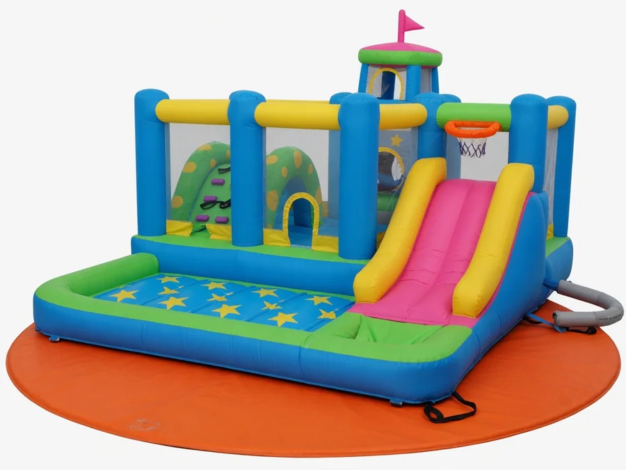 5 n 1 Super Combo inflatable Bounce House Dry bounce house rentals rental option in Meriden, CT