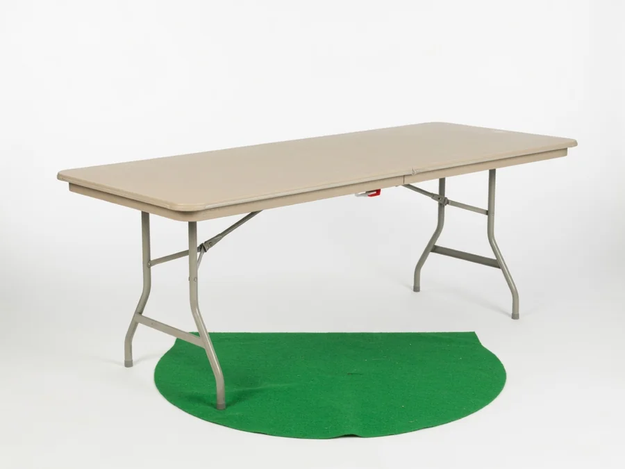 6' Folding Table, Almond table and chair rentals option for Columbia, SC