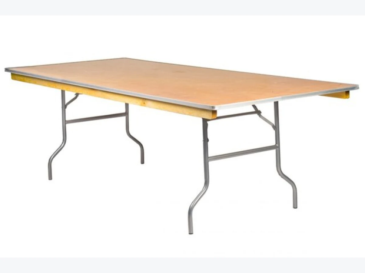 6 Ft. Table table and chair rentals option for Charleston, SC