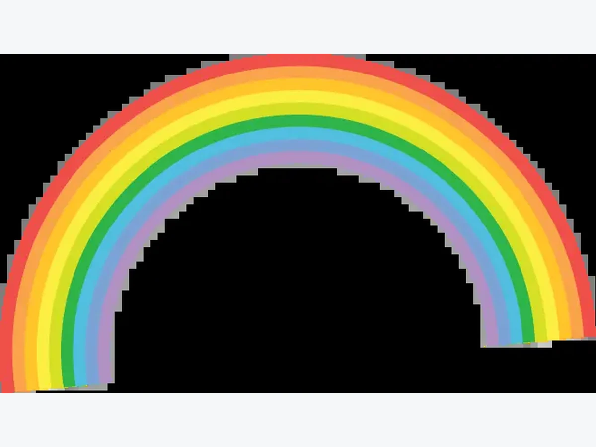 60' Retro Rainbow U-Turn Dual Lane Obstacle Course obstacle course rentals option for Greenville, SC