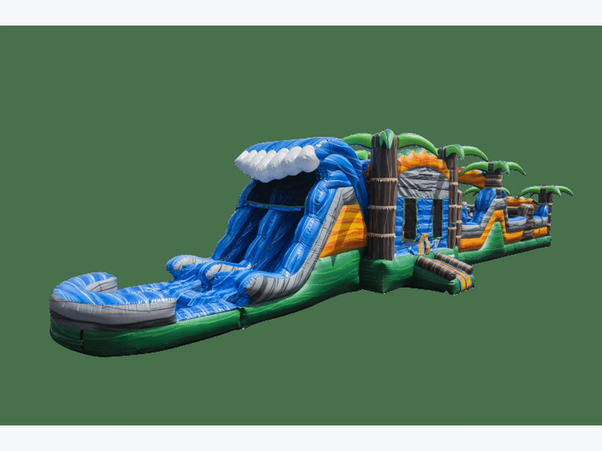 63ft Wave Runner Obstacle Course (Wet) obstacle course rentals option for Greenville, SC