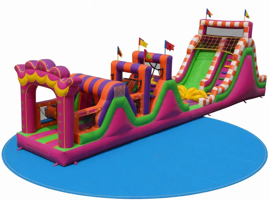 65ft Carnival Obstacle Course (DRY ONLY) obstacle course rentals option for Tampa, FL