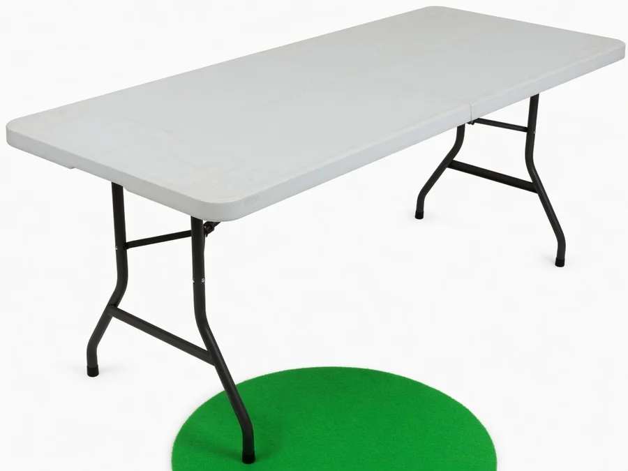 6FT Rectangle Table table and chair rentals option for Durham, NC